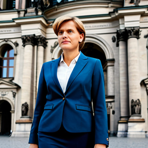 소비자중심 경영의 주요 성공 요인과 사례 연구와 분석 - Modern German Business**

"A professional businesswoman in a modest, tailored business suit, standin...