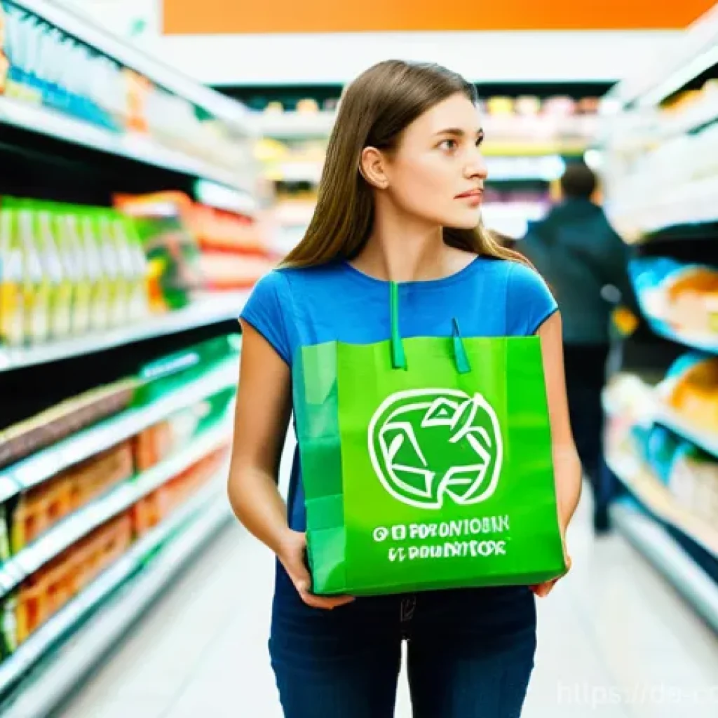 소비자 행동 데이터를 활용한 지속 가능성 혁신 전략 연구와 분석 - **Prompt: The Sustainable Shopper's Dilemma in a German Supermarket**
    A candid, realistic photog...