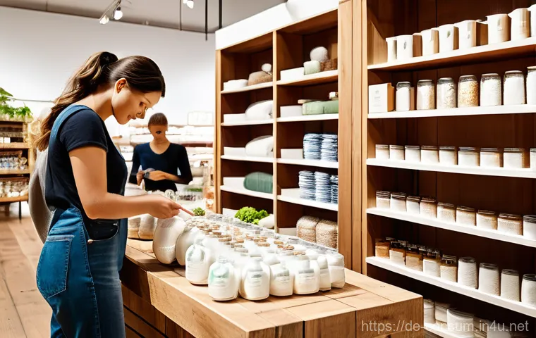 소비자 행동 분석 툴과 사례 비교 - A stylish, comfortable living room in a modern home, bathed in warm, natural light. A young adult, d...