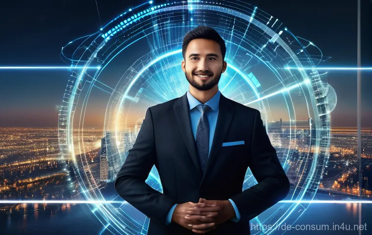 소비자중심 경영과 디지털 혁신의 연계 전략 연구와 분석 - **Prompt:** A diverse group of adults and a cheerfully smiling baby (wearing a clean, modern diaper)...