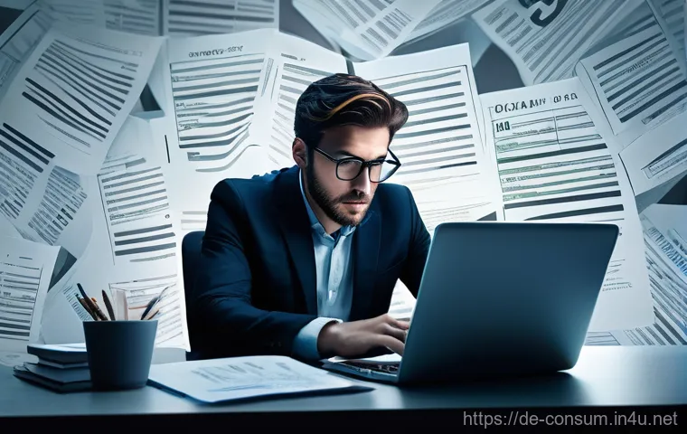 소비자 피해 예방 캠페인 사례 - **Prompt: Online Shopping Reality Check**
    A young adult (male or female, fully clothed in comfor...