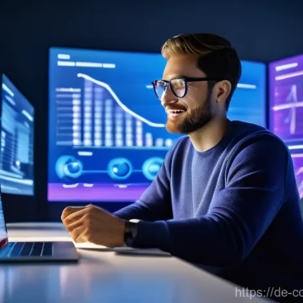 소비자 행동 데이터를 활용한 글로벌 성공 사례 연구와 분석 - **Prompt:** A dynamic and modern visual depicting data analysis driving personalized e-commerce. In ...