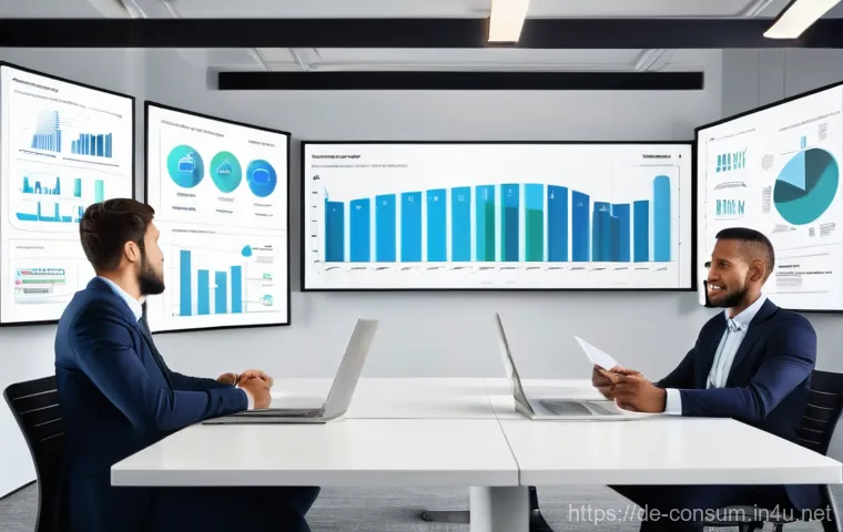 소비자 불만 관리 시스템 구축 사례 - **Prompt 1: Seamless Digital & Human Customer Support**
    "A clean, brightly lit, modern customer ...