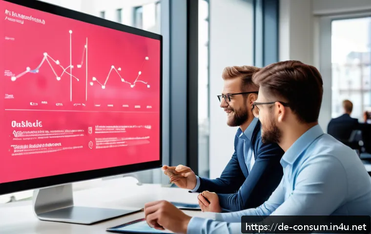 소비자중심 경영 사례와 디지털 혁신 전략 연구와 분석 - A modern corporate office scene in Germany, featuring a diverse team of professionals collaborating ...